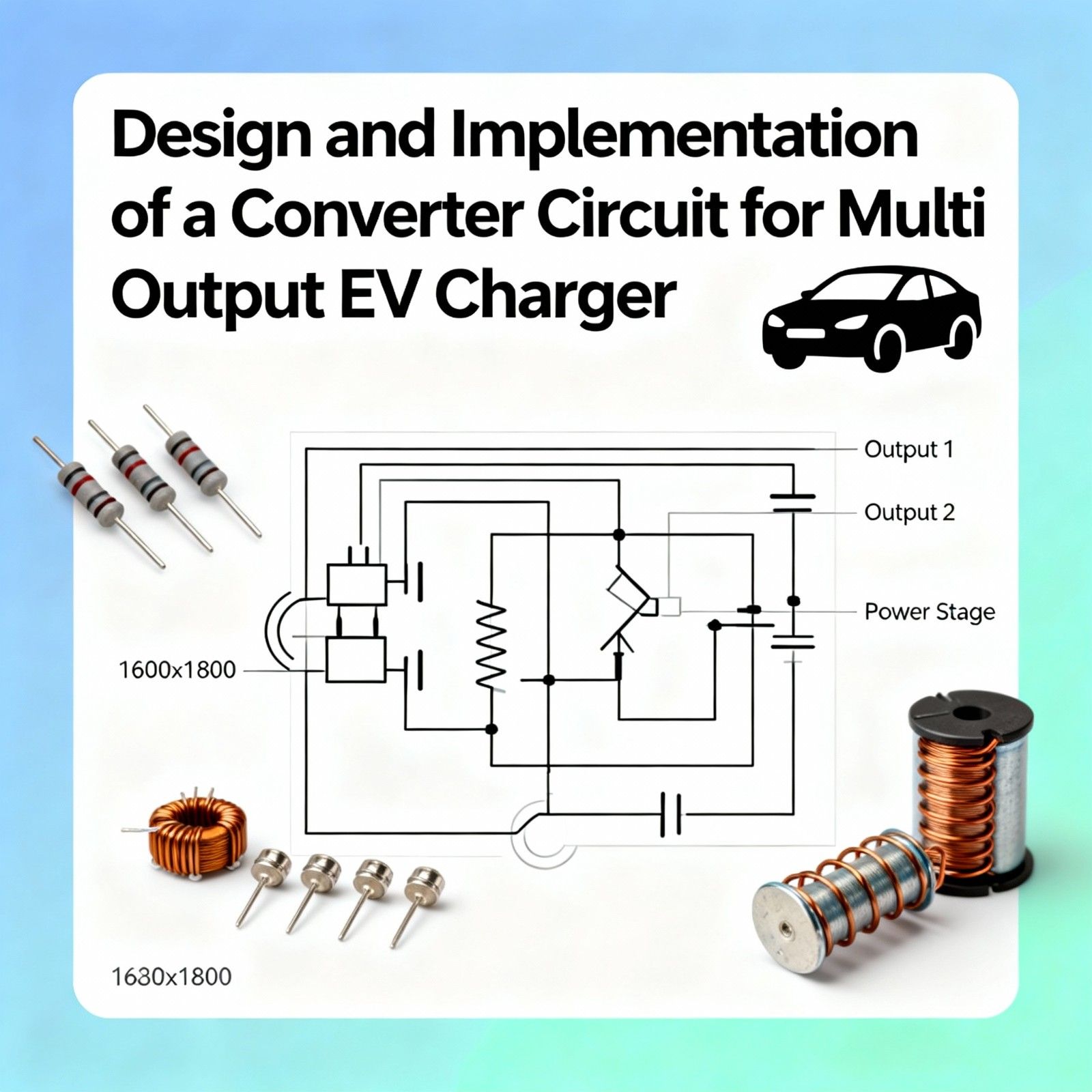 design and implementation of a converter circuit for multi output ev charger