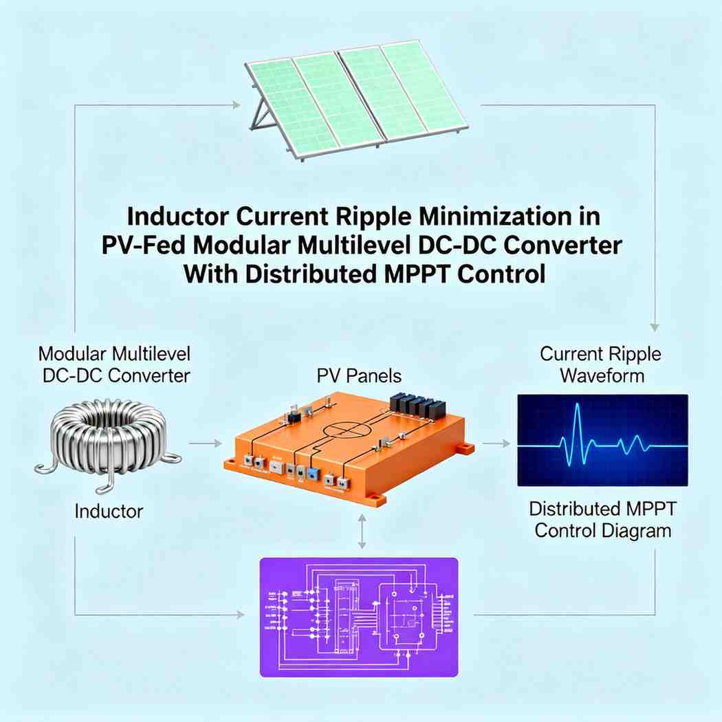 inductor current ripple minimization in pv fed modular multilevel dc–dc converter with distributed mppt control